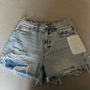 American Eagle Jean Shorts Patchwork